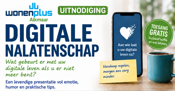Wat gebeurt er met je digitale leven wanneer je er niet meer bent?